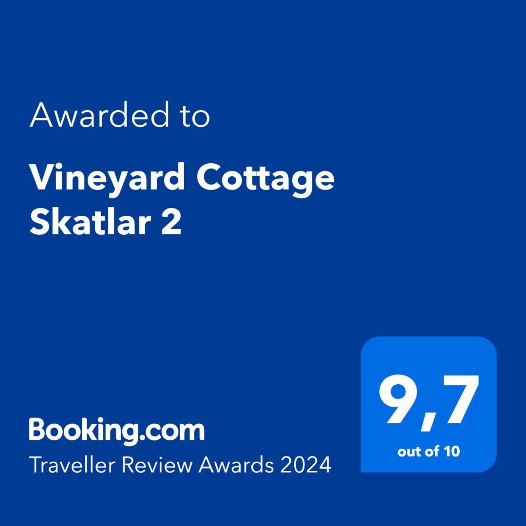 Vineyard Cottage Skatlar 2 Srednje Grcevje Exteriör bild